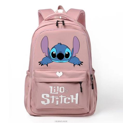 Find Lilo And Stitch Backpack School Rucksacks Shoulder Laptop Mochilas X'mas Gift on eBay in the category Clothing, Shoes & Accessories>Kids>Backpacks & Bags. Preppy School Backpack, Personalized Backpack Kids, Stitch Backpack, School Rucksack, Sequin Backpack, Kawaii Backpack, Kids School Backpack, Stitch Cartoon, Personalized Backpack