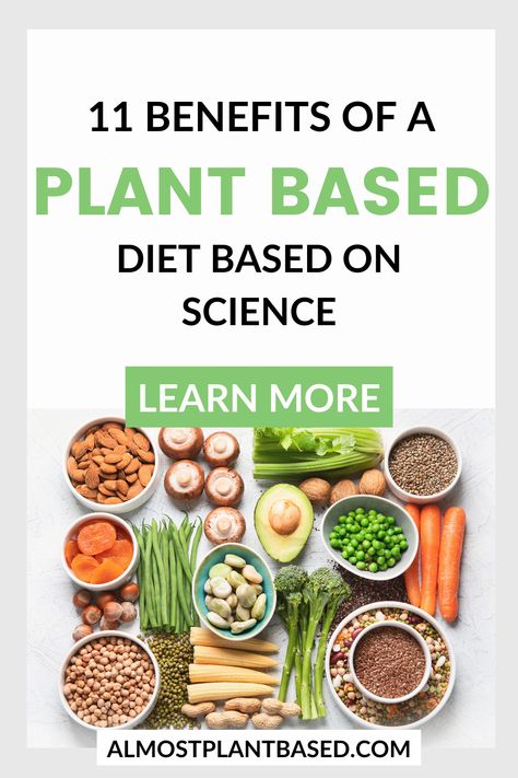 Plant-based diets have proven their ability to facilitate weight loss.Have you thought about trying a plant-based diet but aren't sure what it's really about?Read to learn more about a plant-based diet and its benefits! You’ll find everything you need to know about following a Plant Based Diet for beginners. Discover the 11 benefits of a plant based diet based on Science.Learn what is a plant based diet and the 11 amazing benefits of a plant based diet. #healthydiet #weightloss #almostplantbased Plant Based Benefits, Plant Based Diet Benefits, Flexitarian Diet, Whole Food Plant Based, Plant Based Lifestyle, Diets For Beginners, Plant Based Eating, Healthy Lifestyle Tips, Lifestyle Tips