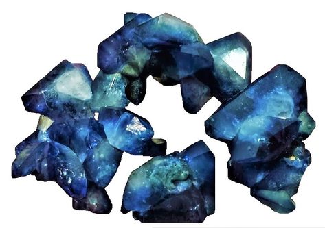 Luxury Natural Blue Gemstones, Okenite Crystal, Bright Blue Crystals, Blue Multi-stone Spiritual Gemstones, Blue Calcite, Gems And Minerals, Healing Crystals, Rocks And Crystals, Stones And Crystals