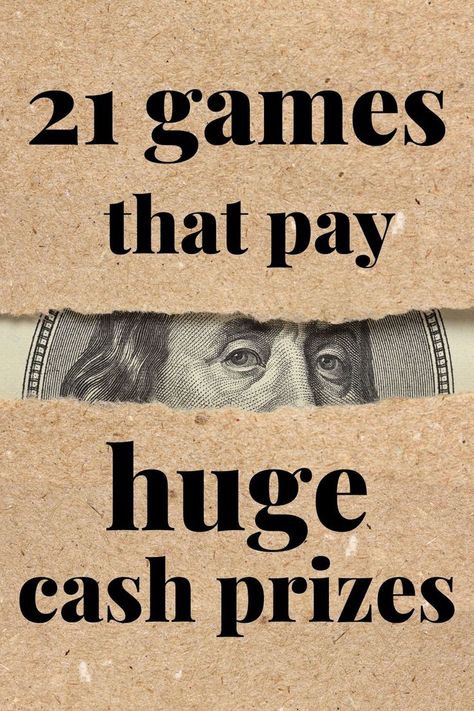 Games To Earn Real Money, Games That Pay Real Money, Extra Money Jobs, Money Making Websites, Best Money Making Apps, Apps That Pay You, Money Apps, Apps That Pay, Make Money From Pinterest