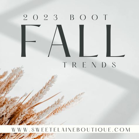 As the autumn leaves fall and temperatures begin to dip, it's time to revamp your shoe game and step into style for Fall 2023. Each Fall, we research new trends and styles to bring the latest and best to Sweet Elaine Boutique and its Sweetlifers. Anthropologie Boots, Style For Fall, Hot Boots, Slouchy Boots, Trendy Boots, Leaves Fall, Trending Boots, 2023 Collection, Fall 2023