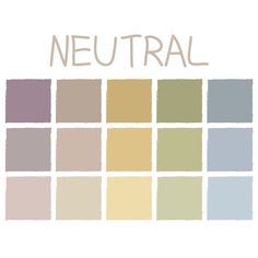 Neutral Palette --  Neutral Palette One of the biggest challenges homeowners face is how to choose the right paint colors for their home. Once thought of as boring, a neutral paint palette is a staple of farmhouse elegance because it makes rooms feel large yet cozy, and it puts the emphasis on the furnishings rather than on a bold feature paint color. To perfectly exemplify this style, stick to neutrals with very subtle undertones, such as blue and gray, as well as a soft pastel palette. Farmhouse Colour Palette, Neutral Paint Palette, Split Complementary Colors, Dark Paint Colors, Farm House Colors, Old Farm Equipment, Pastel Colour Palette, Pastel Palette, Farmhouse Art