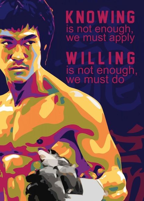 Bruce Lee Workout, Kobe Jordan, Bruce Lee Poster, Cardi B Photos, Bruce Lee Art, Bruce Lee Martial Arts, Bruce Lee Quotes, Bruce Lee Photos, Quote Wallpaper