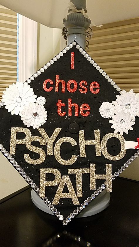 Graduation Cap! #PsychologyMajors Psychology Themed Party, Degree Party, Psychology Graduation, Themed Graduation Party, College Grad Party, College Party, Grad Caps, College Parties, Psychology Degree