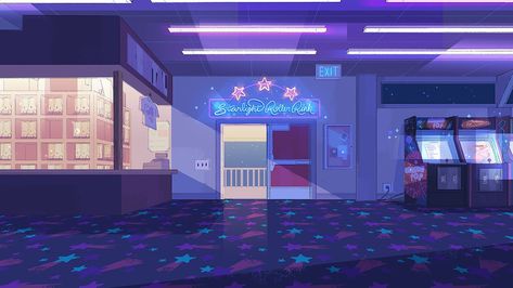 Arcade Background, Steven Universe Background, Purple Inspiration, Melissa King, Light Palette, Next Wallpaper, Background Reference, Scene Background, Scenery Background