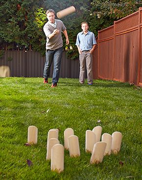 Mölkky Game - Lee Valley Tools Frozen Tags, Throwing Games, Wooden Pins, Lawn Tools, Lee Valley Tools, Outdoor Game, Lee Valley, Play Together, Playroom Ideas