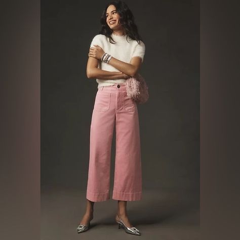 Pink Pants Outfit, Leg Care, Olive Green Pants, Cords Pants, Velvet Trousers, Slim Trousers, Boho Pants, Wide Leg Cropped Pants, Velvet Pants