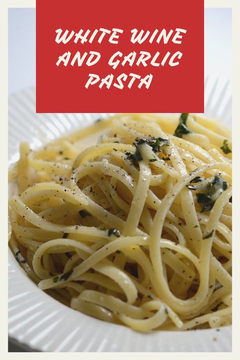 White Wine Pasta, Wine Pasta Sauce, White Wine Pasta Sauce, White Wine Sauce Recipes, Wine Pasta, White Wine Recipes, Pasta Sides, White Wine Sauce, Garlic Pasta