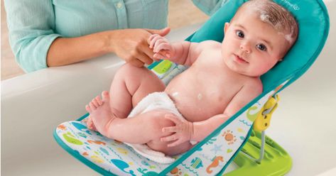 Keep baby safe and comfortable during bath time with one of these adorable Summer Infant Deluxe Baby Bathers! Stages Of Growth, Bath Chair, Baby Body Wash, Baby Bath Tub, Baby Chair, Baby Washcloth, Bath Girls, Growth And Development, Parents Baby