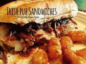 Pine Creek Style: Beefy Irish Pub Sandwiches... Pub Sandwiches, Irish Pub Food, Irish Cooking, Hp Sauce, Sandwhich Recipes, Irish Cuisine, Irish Food, Scottish Recipes, Beef Sandwich