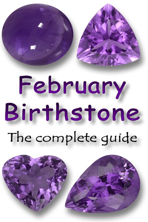 Amethyst is "nature’s tranquilizer" and capable of connecting us to our higher, spiritual selves.  More than that though, this semi-precious variety of quartz provides a bounty of February birthstone jewelry options, appropriate for all styles and occasions. #birthstone #february #februarybirthstone #birthstonearticle #article #guide #birthstoneguide Birthday Symbols, February Stone, Birthday Colors, Birthday Facts, Birth Month Stones, Jewellery Images, February Gemstone, Birth Stones, Cool Galaxy Wallpapers