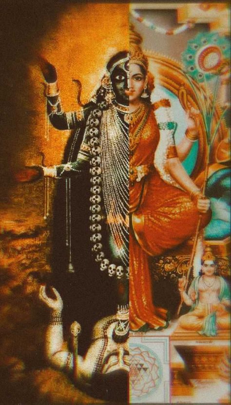 Hinduism Aesthetic, Kali Art, Kali Shiva, Goddess Kali Images, God And Goddess, Indian Goddess Kali, Ancient Indian Art, Maa Kali, Aadi Shakti