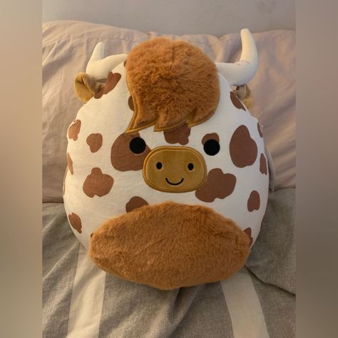 Nwt 12” Alonzo The Highland Cow Squishmallow Htf Questions? Leave A Comment Below! Squish Mallow, Cow Squishmallow, Dumbo The Elephant, Mint Shake, Squish Mallows, Unicorn Pig, Rainbow Plush, Small Frog, Stuff Animals