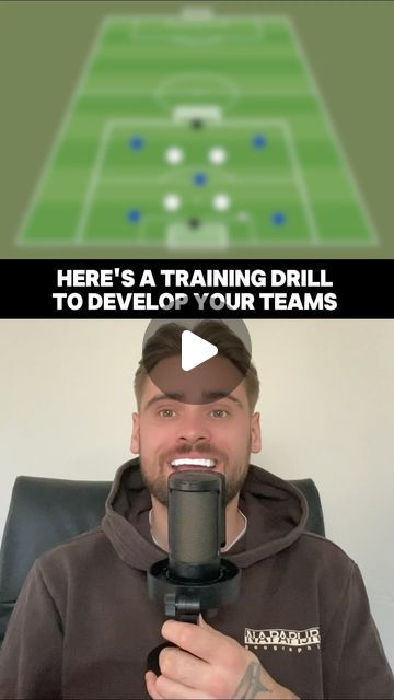 Macca ⚽️ on Instagram: "Playing Out From The Back DRILL 🧠⚽️ #football #soccer #footballcoach" Soccer Defense, Football Coach, Football Soccer, Defense, The Back, Soccer, Train, Football, On Instagram