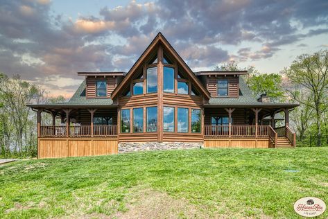 Diamond Home, Custom Design - Honest Abe Log Homes & Cabins Post And Beam Homes, Vacation House Plans, Post And Beam Home, Vacation House, Post And Beam, Log Homes, Nashville, Vacation Home, House Plans