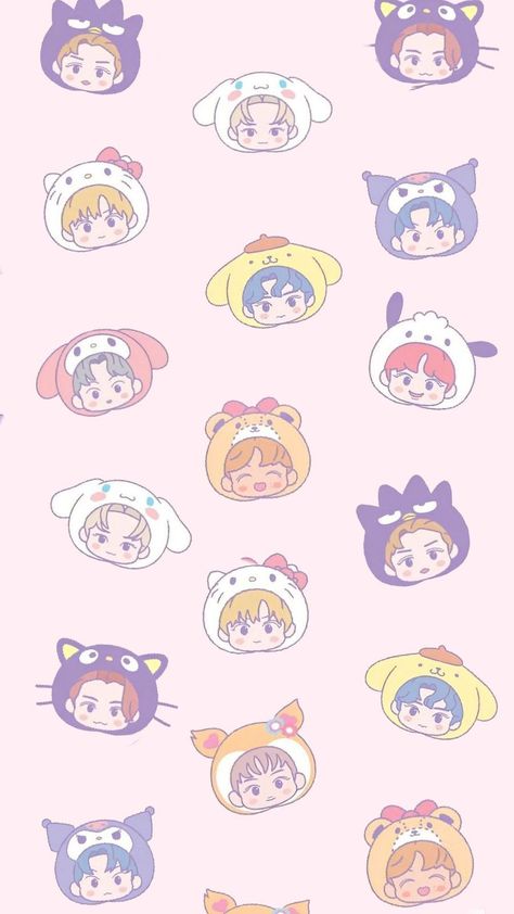 Korean Stickers, Pink Posters, Cute Wallpaper Backgrounds, Ipad Wallpaper, Wallpaper Iphone Cute, Pink Wallpaper, Pink Aesthetic, Nct 127, Nct Dream