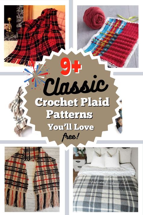 Oftentimes, you will see plaid (also known as tartan) patterns also labeled a gingham design. While similar, they have their differences in origin and style.
Gingham is an orderly, simple checkered pattern that originated in Malaysia or France. Gingham typically has three colors: one darker main color paired with white and a lighter main color, or two contrasting colors paired with white. Crochet Plaid Pattern, Plaid Crochet Pattern, Diy Plaid, Crochet Plaid, Plaid Diy, Plaid Crochet, Scottish Plaid, Love Free, Baby Blanket Pattern