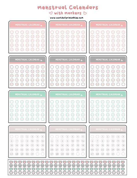 Period Chart Menstrual, Menstrual Calendar Printable, Free Printable Period Tracker, Period Tracker Printable Free, Period Tracker Template, Free Period Tracker, Period Stickers, Period Planner, Monthly Period Tracker