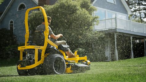 A Zero-Turn Mower That Wastes Zero Time. Closet Built Ins, Pathway Landscaping, Zero Turn Mowers, Home Fix, Window Handles, Family Handyman, Cub Cadet, Curtains With Rings, Furniture Makeover Diy