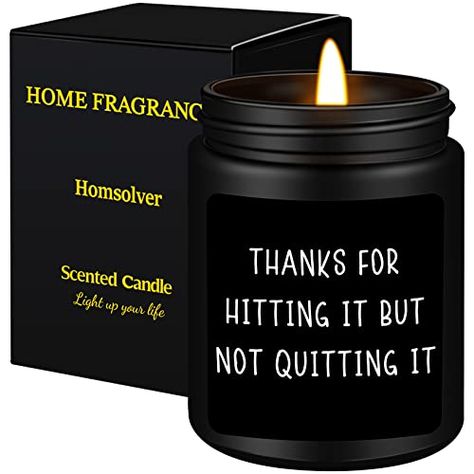 Homsolver Gifts for Him, Gifts for Men Boyfriend and Husband, Valentines Day Gift for Him, Wedding Anniversary Christmas Gifts for Him-Thanks for Hitting It But Not Quitting It-Sandalwood Scented Husband Valentines Day, Anniversary Boyfriend, Romantic Gifts For Him, Valentines Couple, Funny Gifts For Men, Husband Valentine, Sandalwood Scent, For Him Gifts, Him Gifts