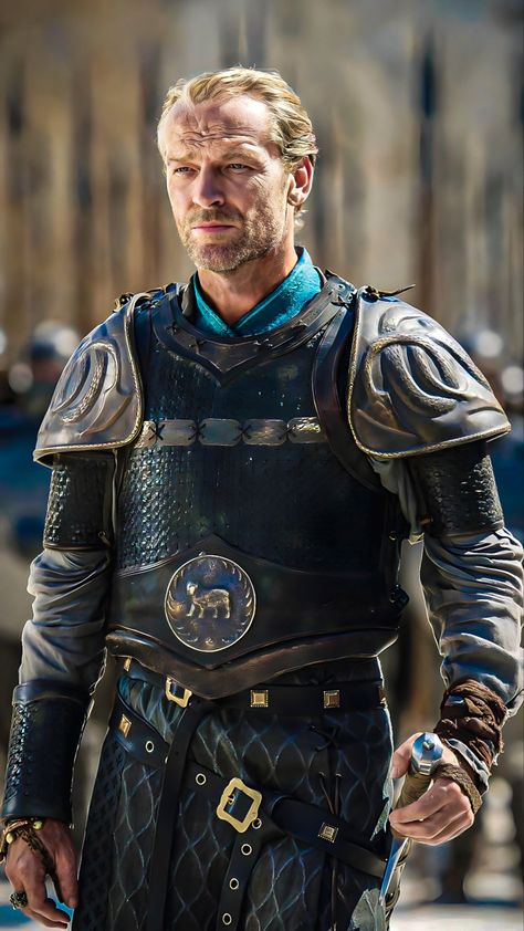 Mormont Game Of Thrones, Ser Jorah Mormont, Ser Jorah, Jorah Mormont, The Winds Of Winter, Corinthian Helmet, Iain Glen, A Clash Of Kings, Game Of Thrones Tv