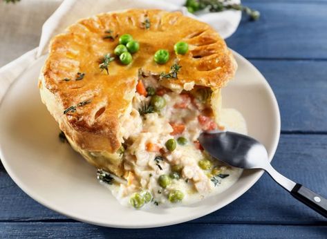 Costco Rotisserie Chicken, Reheat Chicken, Homemade Chicken Pot Pie, Southern Dishes, Pot Pies Recipes, Chicken Pot Pie Recipes, Best Comfort Food, Microwave Recipes, Pizza Recipes Dough