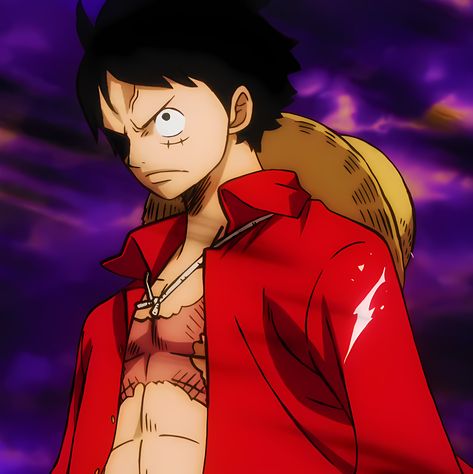 Luffy One Piece Pfp, Luffy Side Profile, Luffy Pfp Icon, Luffy Pfp, One Piece Pfp, Back Icon, Mad Face, Luffy Icon, Watch One Piece