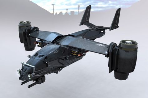 Massive Black GI Joe VTOL Aircraft Sci Fi Helicopter Concept Art, Concept Art World, Sci Fi Ships, Spaceship Concept, Spaceship Design, Concept Ships, Futuristic Cars, Aircraft Design, Futuristic Design