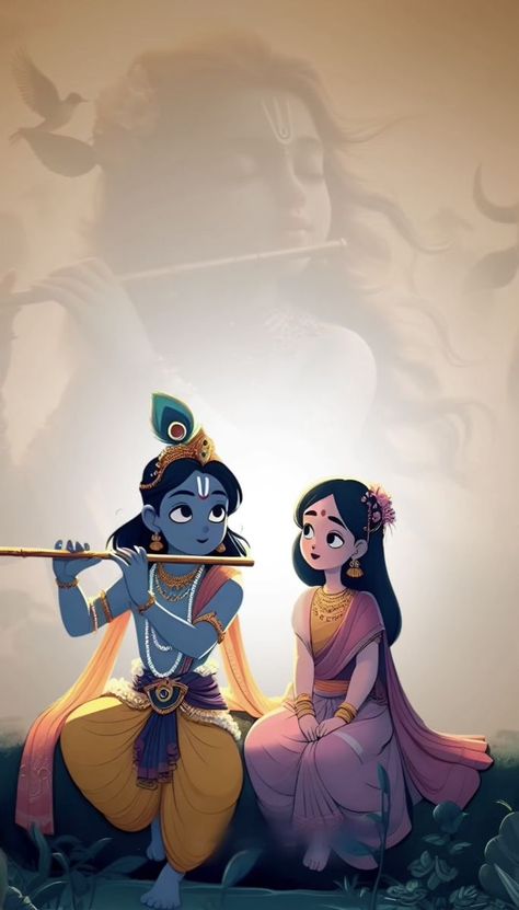 Radha Krishna Animation Wallpaper, Krishna Images Asthetics, Radhey Krishna Wallpaper, Krishna Animation Wallpaper, Animated Krishna Wallpaper, Radha Krishna Animated Wallpaper, 8k Krishna Wallpaper, Whatsapp Dp Profile Pictures God, Radha Krishna Aesthetic Dp