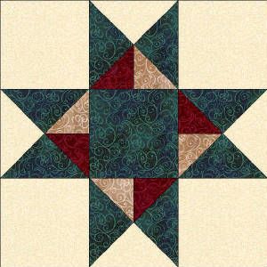 michigin star    Didn't know there was a Michigan star block but I really like it a lot. Michigan Star Quilt Block, California Star Quilt Block, Michigan Quilt Block, 12 1/2 Inch Star Quilt Block Patterns Free, Michigan Quilt Block Patterns, Michigan Quilt, Block Quilt Ideas, Free Quilt Block Patterns, Quilts Blocks