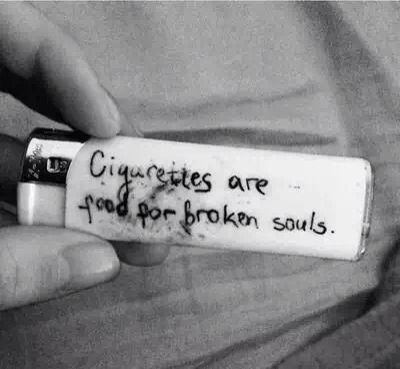 "cigarettes are food for broken souls" Quotes Loyalty, Broken Soul, Puff And Pass, Aesthetic Grunge, Grunge Aesthetic, The Words, Sake, Tattoo Quotes, We Heart It