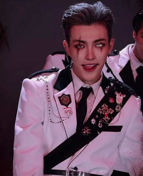 Hongjoong Demon, Treasure Yg Member, Kim Book, Oh Captain My Captain, Captain My Captain, Beauty Pop, Cartoon Character Pictures, Zoo Wee Mama, Kim Hongjoong