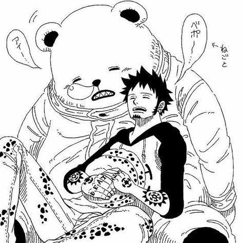 Law, Bepo, sleeping, cute, text, snot bubble; One Piece Law One Piece Manga, Law X Reader, Trafalgar Law Wallpapers, Trafalgar D Water Law, Heart Pirates, One Piece Funny, Trafalgar Law, One Piece Drawing, One Piece Images