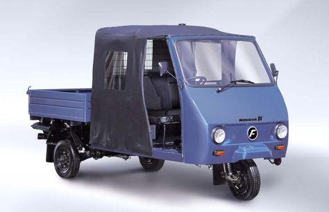 The Indian company Bajaj Tempo Ltd began importing three-wheelers from Germany in the late 1950s. With the intention of expanding the business, the company decided to acquire some land near the city of Punan, where, starting in 1964, it began to assemble its own vehicles. In 1972, production figures were around 12,000 vehicles per year, […] The post Force / Bajaj Tempo MiniDor first appeared on Small Cars Club. Object References, Indian Cars, Motorcycle Racers, City Car, Car Club, Mini Cars, Car Wheels, Small Cars, Tricycle