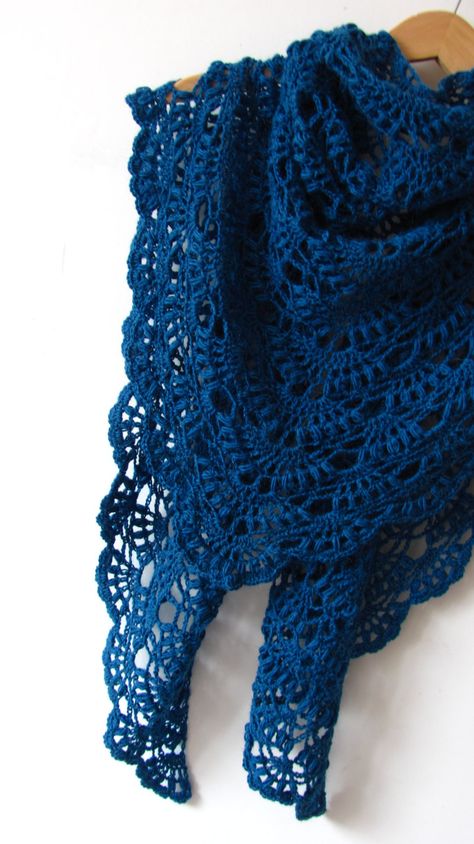 Fall River Shawl, Alpaca Shawl, Crochet Lace Shawl, Elegant Shawl, Crochet Shawl Pattern Free, Crochet Shawls And Wraps, Fall River, Shawl Patterns, Lace Shawl