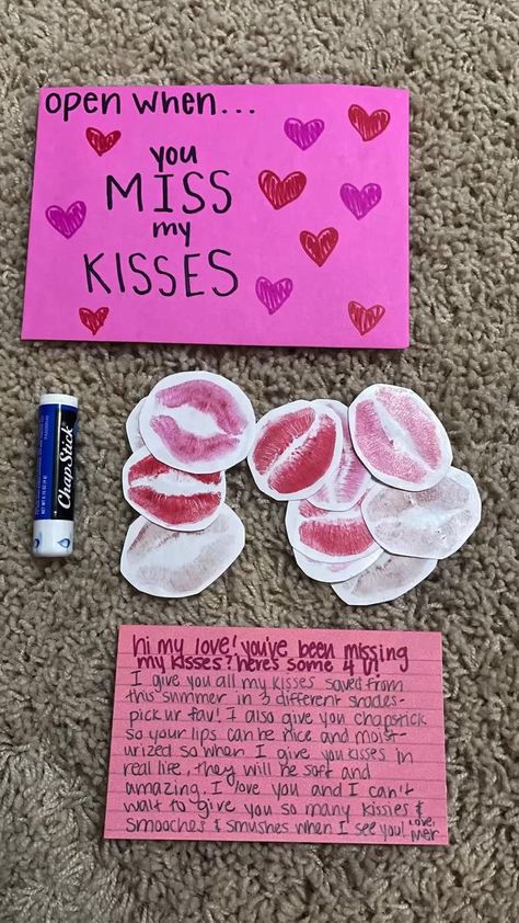 Cute & Best Long Distance Gift Ideas For Boyfriend | Thoughtful Long Distance Gifts Long Distance Gift Ideas, Open When Cards, Homemade Gifts For Boyfriend, Cute Anniversary Gifts, Distance Relationship Gifts, Birthday Gifts For Boyfriend Diy, Bf Gifts, Distance Gifts, Creative Gifts For Boyfriend