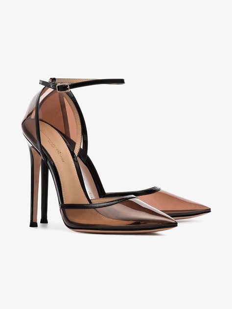 Gianvito Rossi Heels, Chic High Heels, Trendy Heels, Strappy Pumps, Cute Shoes Heels, Fashion Shoes Sandals, Rossi Shoes, Designer Pumps, Pumps Heels Stilettos