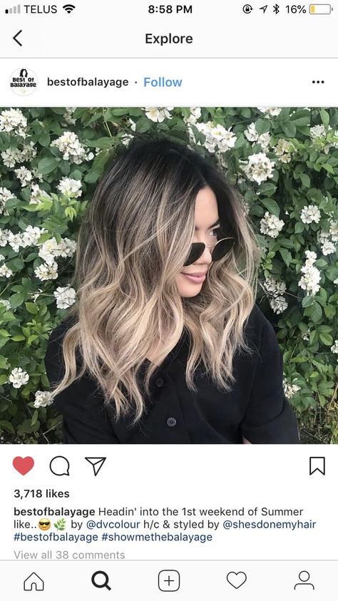 hair inspiration, blonde, highlights, long bob, loose waves, pretty hair, hairstyling inspiration, fresh cut, balayage, bun Black Hair Blond Balayage, Dimensional Balayage Ashy, Brown To Blonde Balayage Long, Fall Blonde Balayage Dark Roots, Asian Bayalage Hair, Balayage Blonde, Brunette Balayage Hair, Brown Blonde Hair, Hair Color And Cut