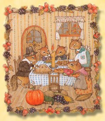 Thanksgiving Aesthetics, Thanksgiving Blocks, Foxwood Tales, Thanksgiving Illustration, October Ideas, Thanksgiving Time, House Cartoon, Modern Postcard, Autumn Tea