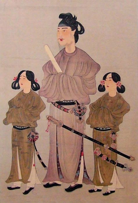 Prince Regent Shotoku Taishi (聖徳太子) was a great leader in japan Yamato clan Nara Period, Medieval Japan, Japanese Costume, Ancient Japan, Nara Japan, Heian Period, Japan History, Japanese History, Asian History