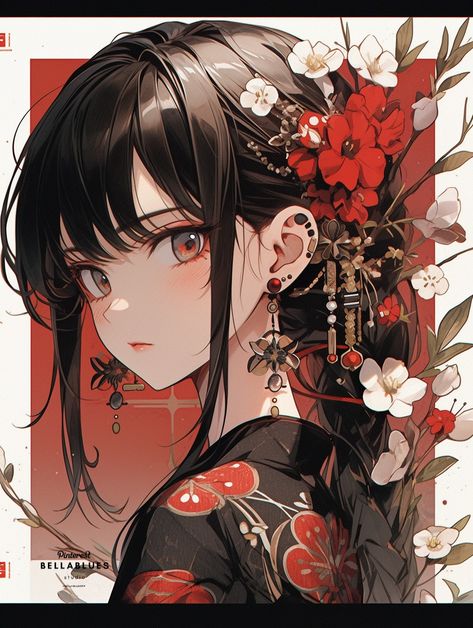 #ArtisticBeauty #EmpressInspiration #ElegantArtistry Description: "Discover the artistic beauty of the Red Empress in various forms." Historical Japan, Chinese Empress, Vampire Aesthetic, Anime Body, Character Face, Anime Dragon Ball Super, I Love Anime, Anime Life, Anime Dragon Ball