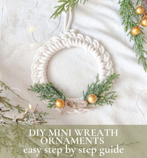 check out my latest blog post on how to make these easy DIY mini macrame wreath ornaments. I walk you through step by step with the half hitch knot used in this tutorial. These were a top seller at my markets three years in a row. Neutral cute Christmas wreath ornaments, boho, modern, crafts, Wooden Bead Heart Wreath, Mini Macrame Wreath, Macrame Wreath Ornament Diy, Easy Macrame Ornaments Diy, Christmas Macrame Wreath, Fall Ornaments Diy, Easy Macrame Ornaments, Macrame Wreath Diy, Macrame Christmas Ornaments Diy