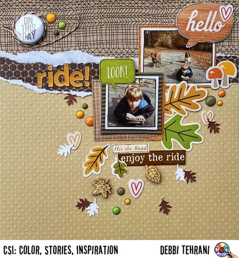 CSI: Color, Stories, Inspiration: September Case Files - Mid-month Inspiration | Deadline: October 4, 2020 Fall Scrapbook Layouts, Fall Scrapbook, Thanksgiving Traditions, Fall Days, Cold Case, Oldies But Goodies, Simple Stories, Fun At Work, Scrapbook Inspiration