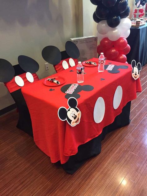 Mickey Mouse Baby Shower Party Ideas | Photo 1 of 9 | Catch My Party Mouse Themed Party, Minnie Baby Shower, Décoration Baby Shower, Mickey Baby Showers, Mickey Mouse Birthday Decorations, Mickey Mouse Themed Birthday Party, Fiesta Mickey Mouse, Mickey Mouse Baby Shower, Mickey Mouse Decorations