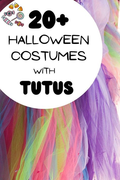 Halloween Costumes With Tutus, Costumes With Tutus, Tutu Halloween Costumes, Tulle Halloween Costumes, Pink Tutu Costumes, Quick N Easy Halloween Costumes, Fun Costume Ideas, Halloween Costumes For Toddlers, Casual Halloween Costumes