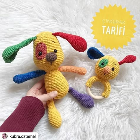 Peças criativas de crochê Pikachu Crochet, Crochet Baby Gifts, Crochet Disney, Pola Amigurumi, Crochet Baby Toys, Newborn Toys, Rattles, Crochet Toys Patterns, Amigurumi Toys