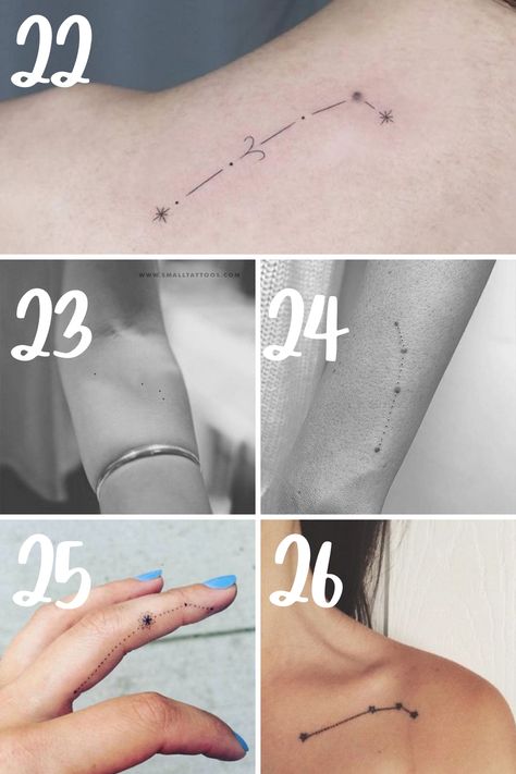 47 Aries Tattoo Ideas Full of Fire and Fun - tattooglee Aries Constellation Tattoo Finger, Aries Constellation Tattoo Behind Ear, Aries Tattoo For Women Constellation, Aries Tattoo On Finger, Aires Star Constellation Tattoo, Aries Constalation Tatoos, Aries Tattoo Constellation Stars, Tiny Aries Tattoo, Aries Constellation Tattoo Minimalist