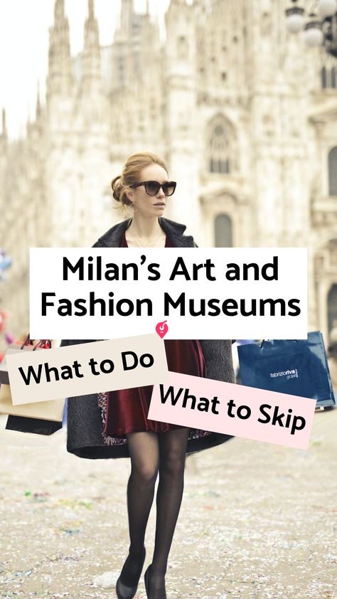 In this guide, we'll help you make the most of Milan's art and fashion museums by highlighting what you can see and skip. Plus, we'll introduce you to day-long luggage storage in Milan, ensuring your exploration is hassle-free. #Milanfashion #Milanexplore #Milantravelguide #milano Milan Travel Guide, Fashion Milano, Museum Fashion, Art And Fashion, Northern Italy, Luggage Storage, Milan Fashion, Milan Fashion Week, Affordable Fashion