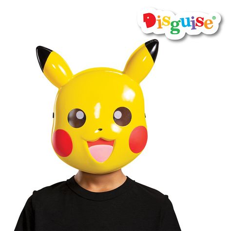 Put the final touch on your Pokémon Halloween costume with this Pikachu mask from Disguise! Vacuform mask features mesh eyes for easy visibility and an adjustable strap to help it fit perfectly. Pikachu Mask, Pokemon Halloween Costume, Pikachu Halloween, Pokemon Halloween, Pokemon Clothes, Mask Aesthetic, Halloween Mask, Final Touch, Halloween Masks