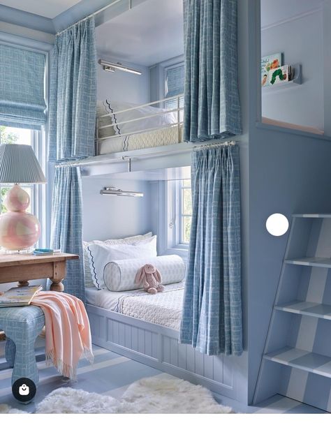 Boys Bunk Room, Bunk Room Ideas, Bunk Bed Rooms, Southern Interior, Home Bedroom Design, Bunk Beds Built In, Childrens Rooms, Built In Bunks, Cool Bunk Beds